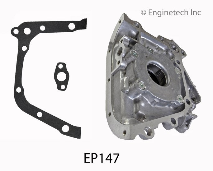 Enginetech EP147 Engine Oil Pump with Gasket for Chevy Nova, Geo Prizm, Toyota Celica