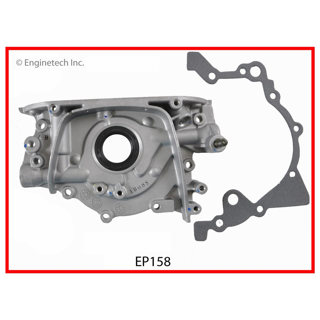 Enginetech EP158 Engine Oil Pump with Gasket for Suzuki Samurai (1986-1995)