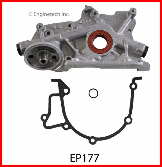 Enginetech EP177 Engine Oil Pump with Gasket for Buick, Oldsmobile, Pontiac Models