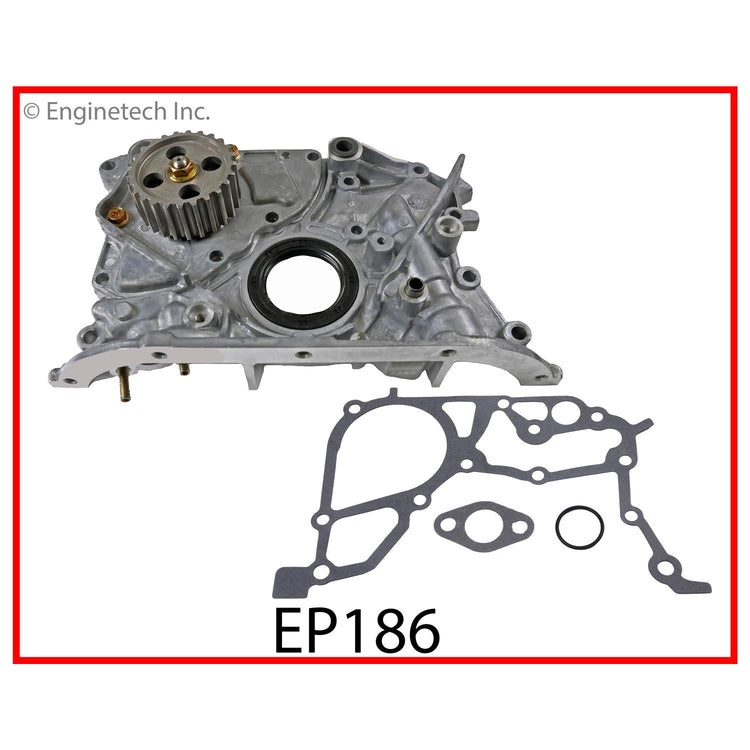 Enginetech EP186 Engine Oil Pump with Gasket for Toyota Camry (1992-2001)