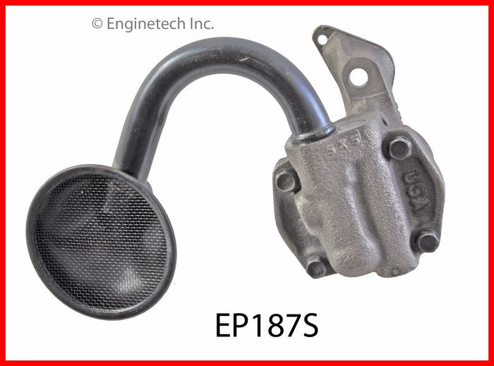 Enginetech EP187S Engine Oil Pump with Gasket for Chevrolet Lumina and Monte Carlo