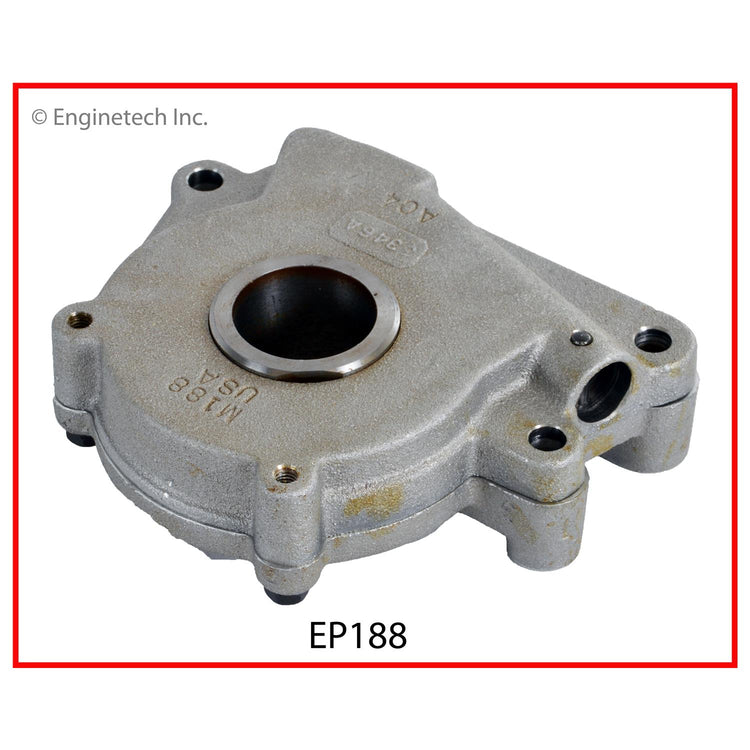 Enginetech EP188 Engine Oil Pump with Gasket for Cadillac and Pontiac Models