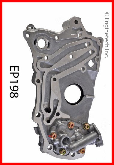 Enginetech EP198 Engine Oil Pump with Gasket for Hyundai and Plymouth Models