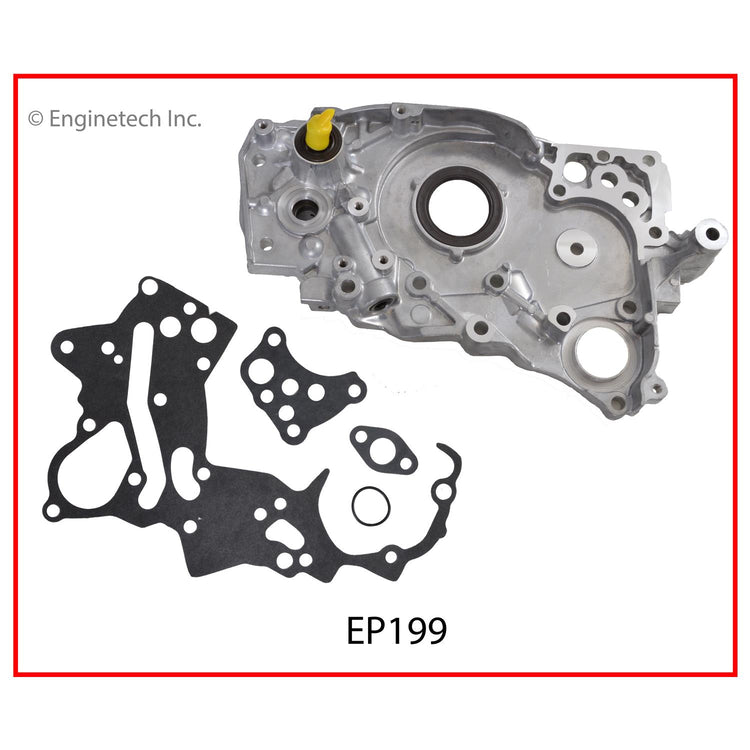 Enginetech EP199 Engine Oil Pump with Gasket for Eagle Summit, Plymouth Colt, and Mitsubishi Eclipse
