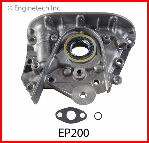 Enginetech EP200 Engine Oil Pump with Gasket for Toyota Corolla 1993-1997