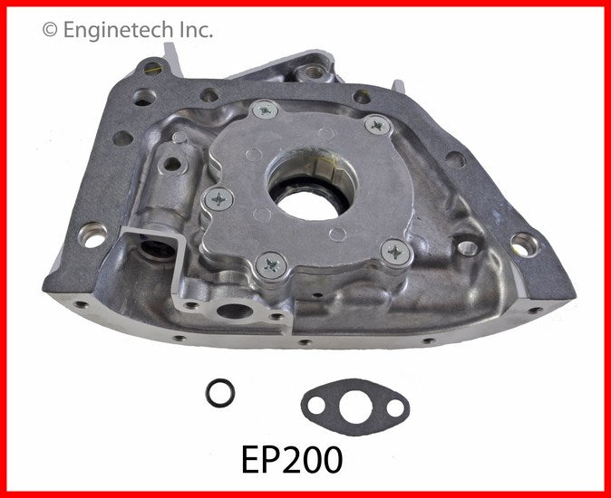 Enginetech EP200 Engine Oil Pump with Gasket for Toyota Corolla 1993-1997
