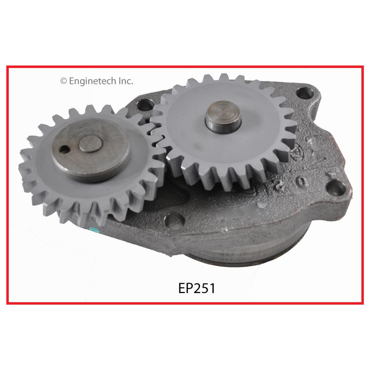Enginetech EP251 Engine Oil Pump with Gasket for Dodge D250 and D350 (1989-1994)