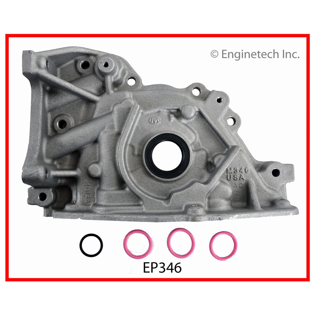 Enginetech EP346 Engine Oil Pump with Gasket for Jeep Liberty & Wrangler