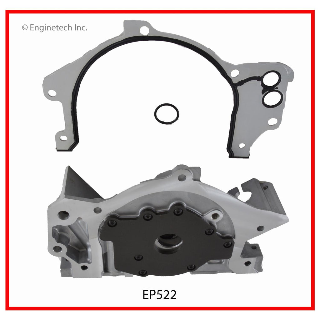 Enginetech EP522 Engine Oil Pump with Gasket for Dodge and Chrysler Models
