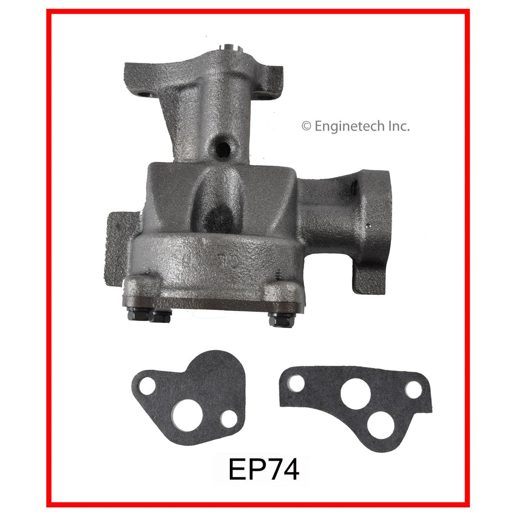 Enginetech EP74 Engine Oil Pump with Gasket for Domestic and Import En ...