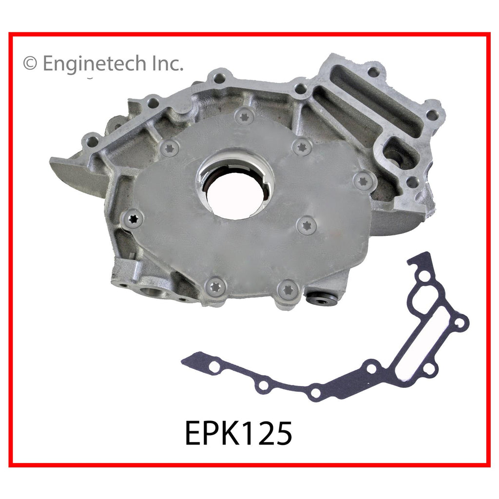 Enginetech EPK125 Engine Oil Pump with Gasket for Ford Vehicles