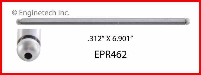 Enginetech EPR462 Engine Push Rod 4 Pack for Dodge Ramcharger and B-Series Models