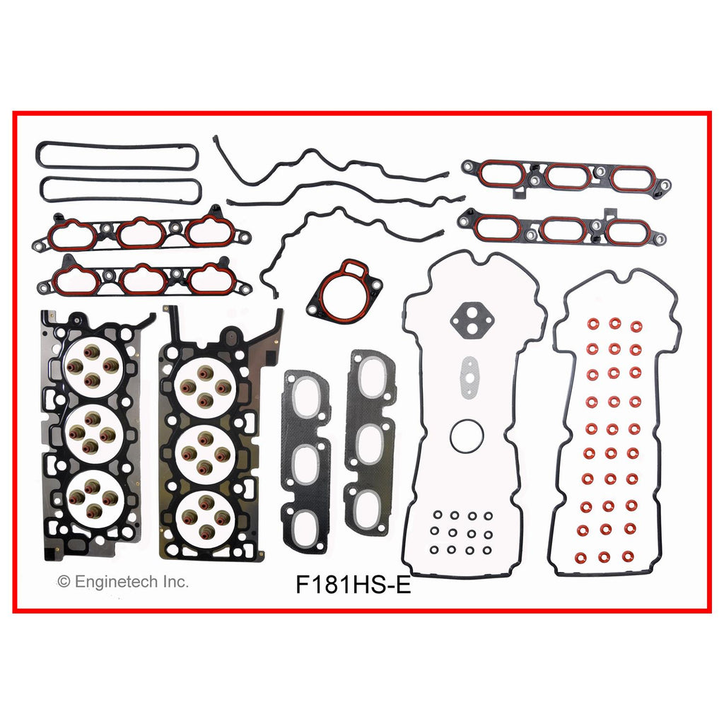 Enginetech F181HS-E Engine Cylinder Head Gasket Set for Ford, Lincoln, Mercury Vehicles