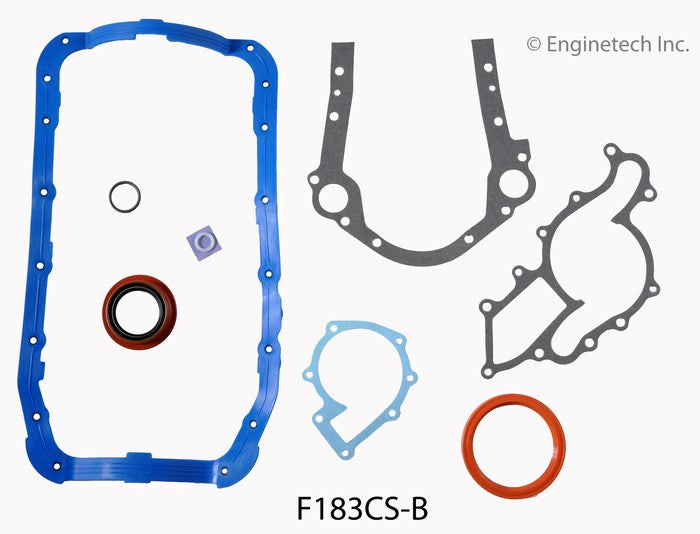 Enginetech F183CS-B Engine Lower End Gasket Set for Ford Cars and Trucks