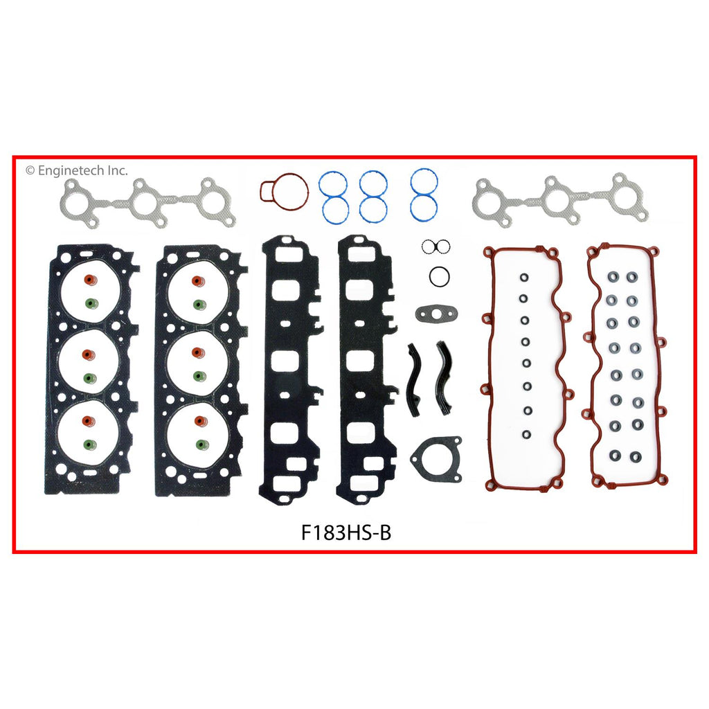 Enginetech F183HS-B Engine Cylinder Head Gasket Set for Ford and Mercury Vehicles