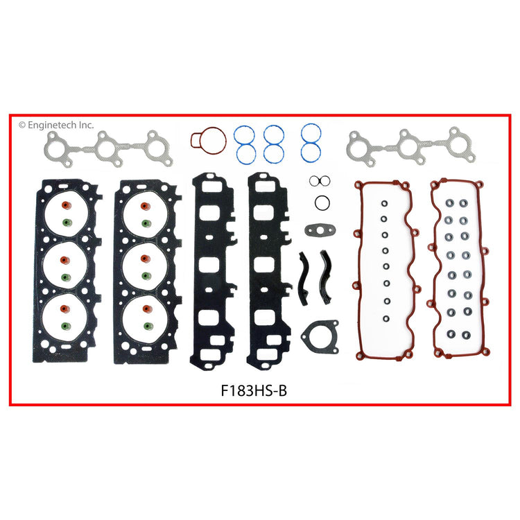 Enginetech F183HS-B Engine Cylinder Head Gasket Set for Ford and Mercury Vehicles