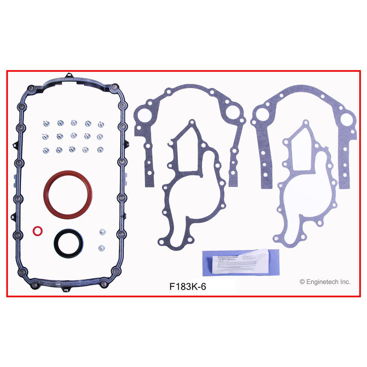 Enginetech F183K-6 Engine Full Gasket Set for 1990 Ford Aerostar