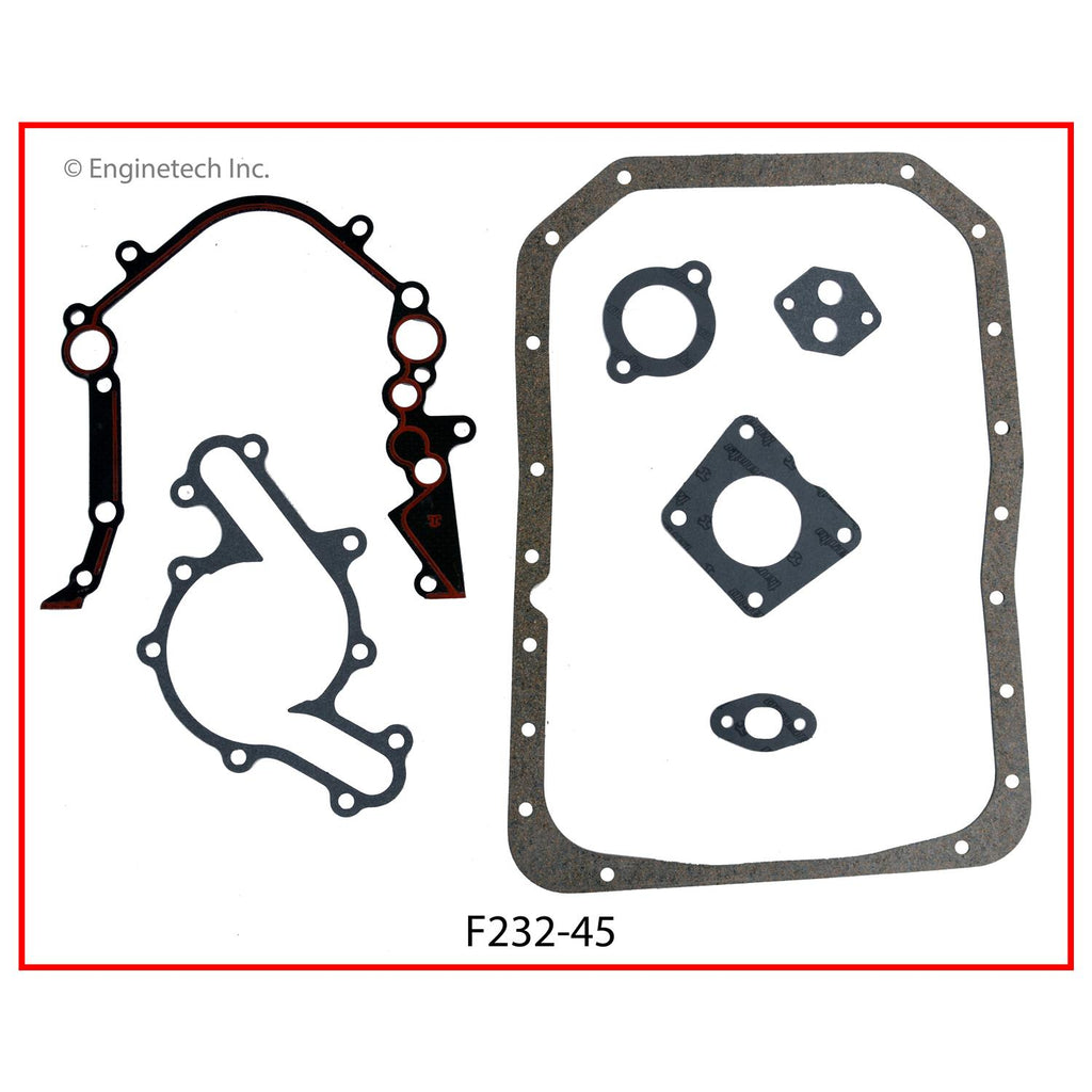 Enginetech F232-45 Engine Full Gasket Set for Ford Car and Truck