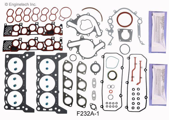 Enginetech F232A-1 Engine Full Gasket Set for 1996 Ford Windstar