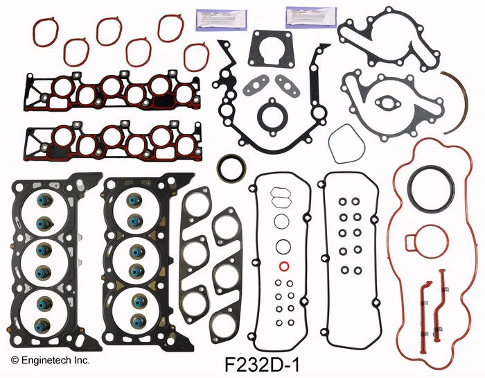 Enginetech F232D-1 Engine Full Gasket Set for 1999 Ford Windstar