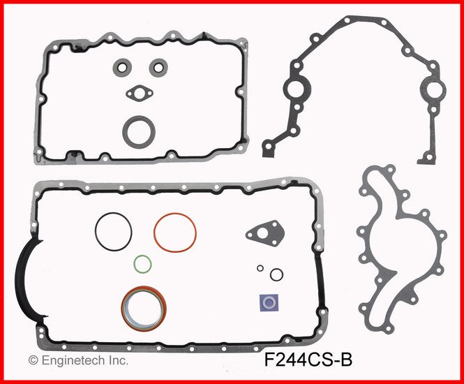 Enginetech F244CS-B Engine Lower End Gasket Set for Ford and Mazda Vehicles