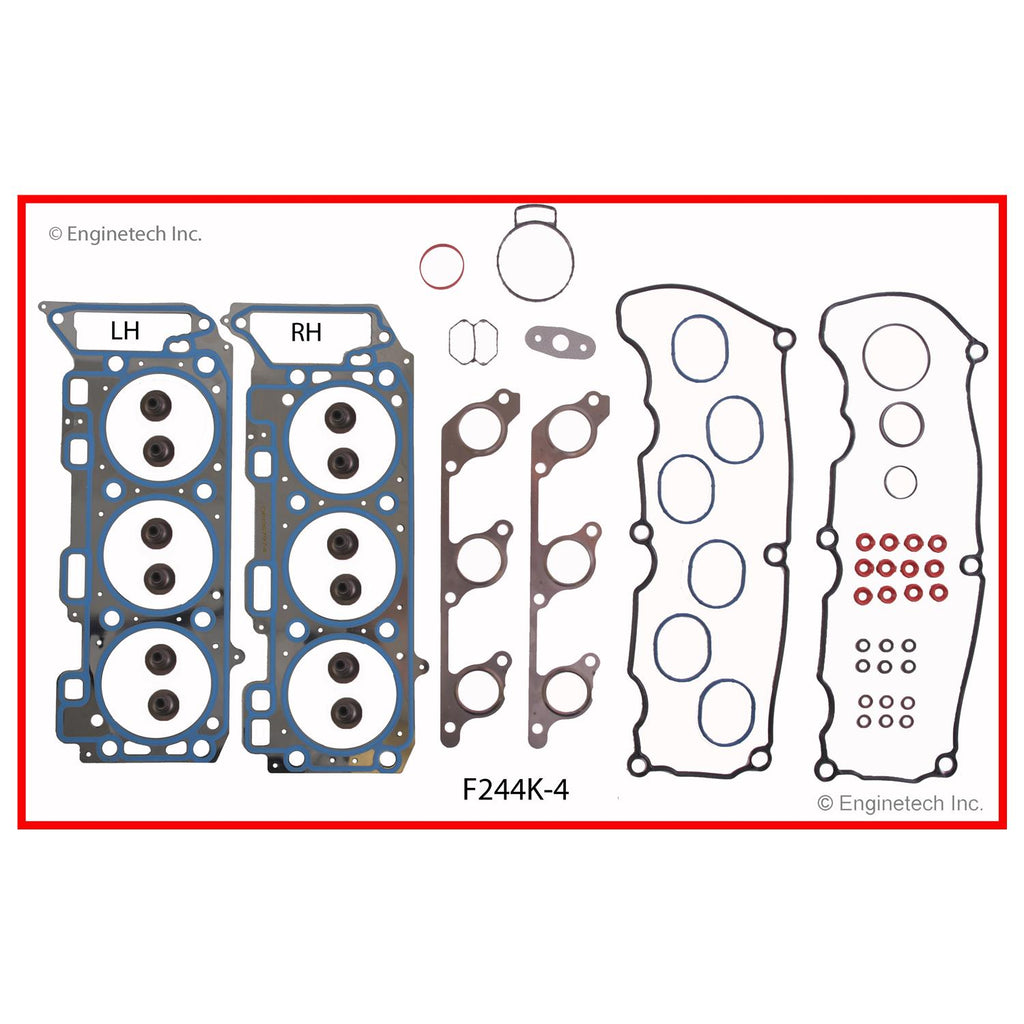 Enginetech F244K-4 Engine Full Gasket Set for Ford and Mercury Vehicles