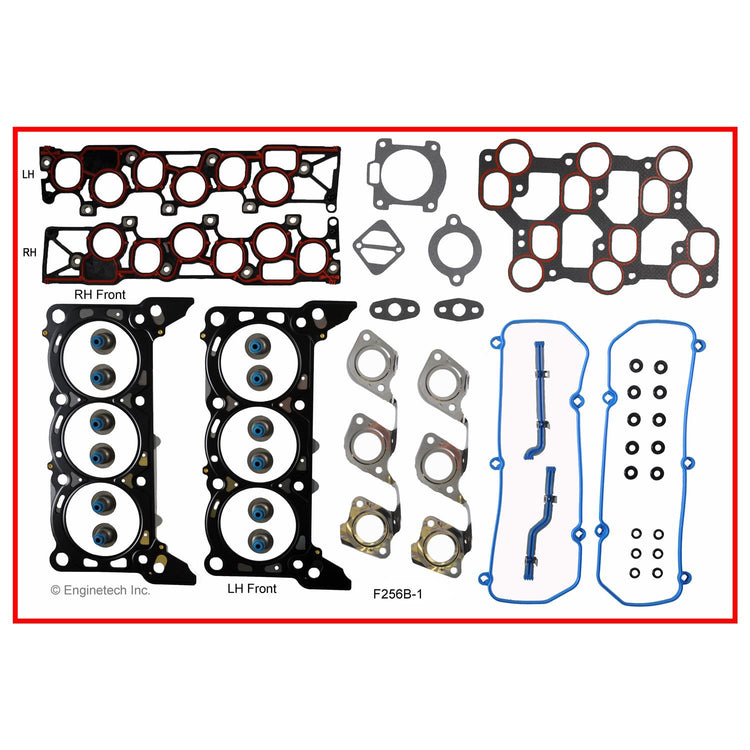Enginetech F256B-1 Engine Full Gasket Set for Ford Cars and Trucks