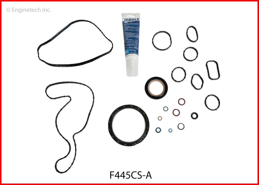Enginetech F445CS-A Engine Lower End Gasket Set for Ford Trucks and Vans