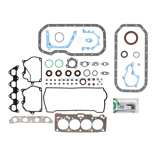 Full Gasket Set Pistons Bearings Fit 93-97 Geo Toyota Corolla 1.6L DOHC 4AFE