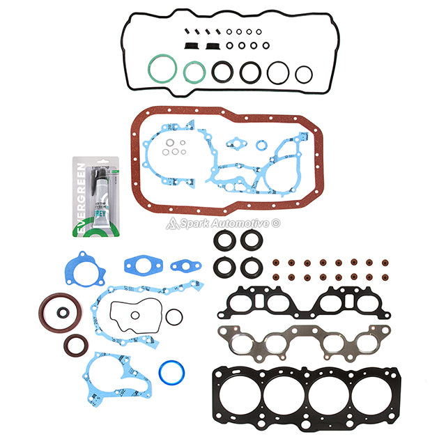 Full Gasket Set Pistons Bearings Fit 98-01 Toyota Camry Solara 2.2L DOHC 5SFE