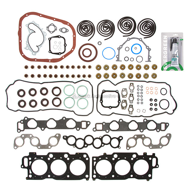Full Gasket Set Pistons Bearings Fit 00-03 Toyota Camry Solara 3.0L DOHC 1MZFE