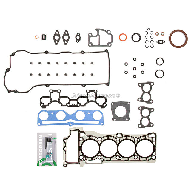 Full Gasket Set Pistons Bearings Fit 00-06 Nissan Sentra 1.8L DOHC QG18DE