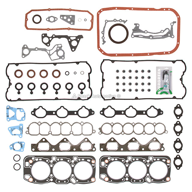 Full Gasket Set Pistons Bearings Fit 94-96 Mitsubishi Montero DOHC