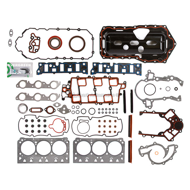 Full Gasket Set Pistons Bearings Fit 95-03 Chevy Buick Oldsmobile Pontiac 3.8L