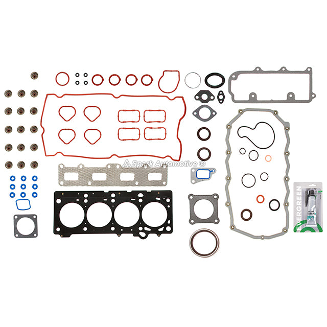 Full Gasket Set Pistons Bearings Fit 02-06 Jeep Wrangler 2.4