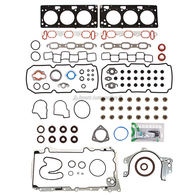 Full Gasket Set Pistons Bearings Fit 05-06 Chrysler 300 Dodge Magnum 3.5 SOHC