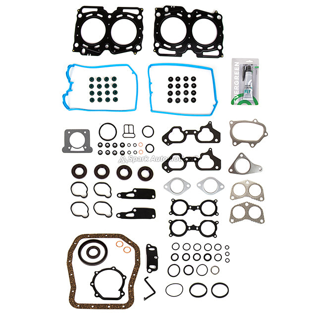 Full Gasket Set Pistons Bearings Fit 02-05 Subaru Impreza WRX Turbo USDM 2.0L