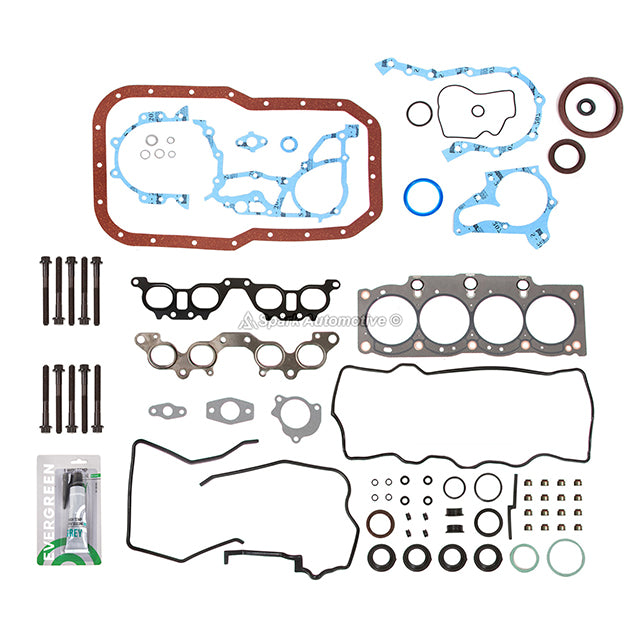Full Gasket Set Intake Exhaust Valves Fit 90-92 Toyota Celica MR2 2.2L DOHC 5SFE