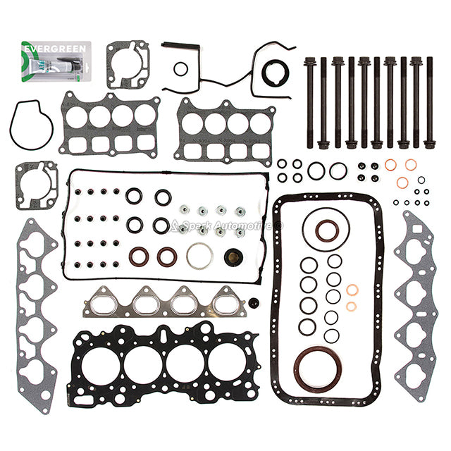 MLS Full Gasket Set Intake Exhaust Valves Fit 94-01 Acura Integra B18C1 B18C5