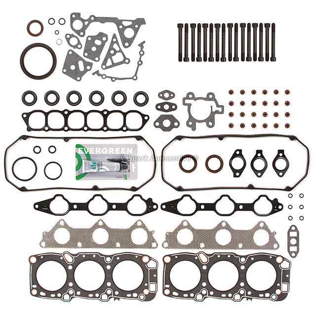 Full Gasket Set Intake Exhaust Valves Fit 95-00 Dodge Chrysler 6G73