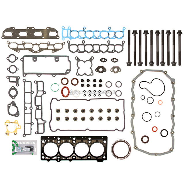 Full Gasket Set Intake Exhaust Valves Fit 95-00 Plymouth Dodge Chrysler 2.4L