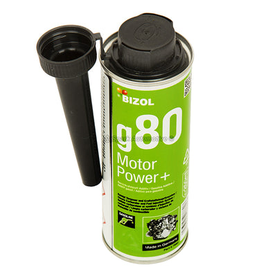 BIZOL Motor Power+ G80 Gasoline Additive Fuel Injection Cleaner made in Germany