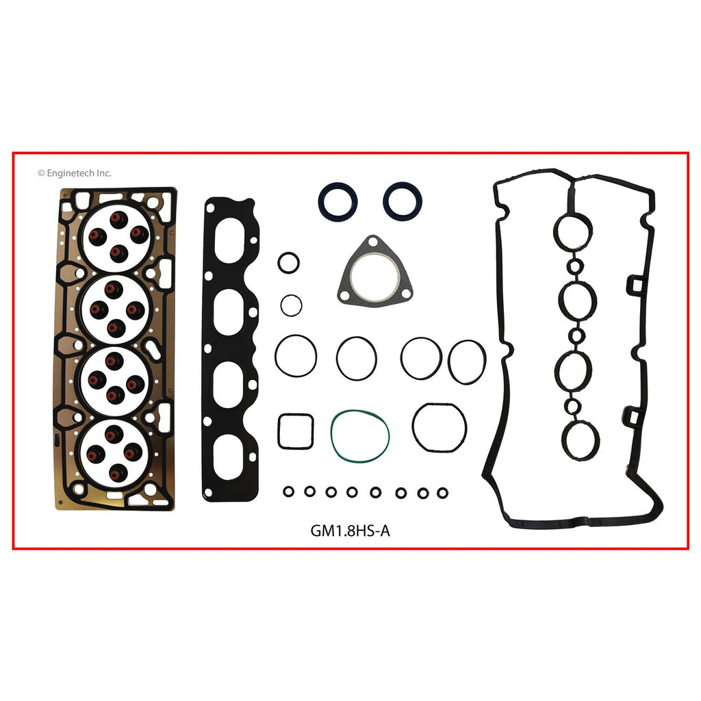 Enginetech GM1.8HS-A Engine Cylinder Head Gasket Set for Chevrolet Cruze and Sonic