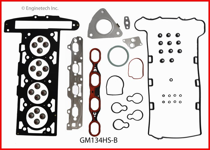 Enginetech GM134HS-B Engine Cylinder Head Gasket Set for GMC and Chevrolet Cars and Trucks