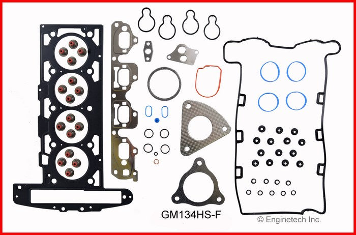 Enginetech GM134HS-F Engine Cylinder Head Gasket Set for GMC and Chevrolet Vehicles