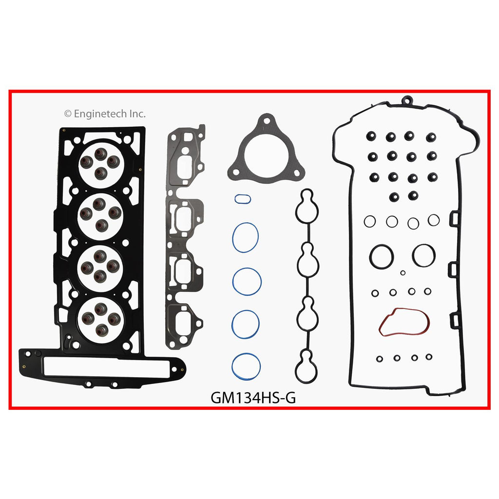 Enginetech GM134HS-GWB Engine Cylinder Head Gasket Set for GMC and Chevrolet Cars and Trucks