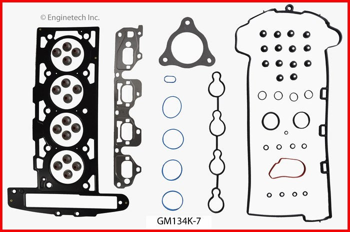 Enginetech GM134K-7 Engine Full Gasket Set for GMC and Chevrolet Cars and Trucks
