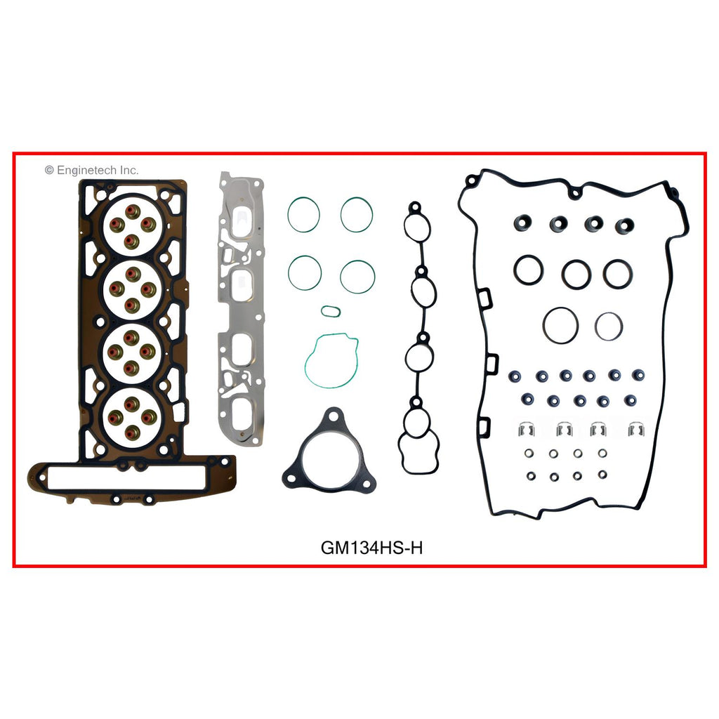 Enginetech GM134K-8 Engine Full Gasket Set for Chevrolet and GMC Cars and Trucks