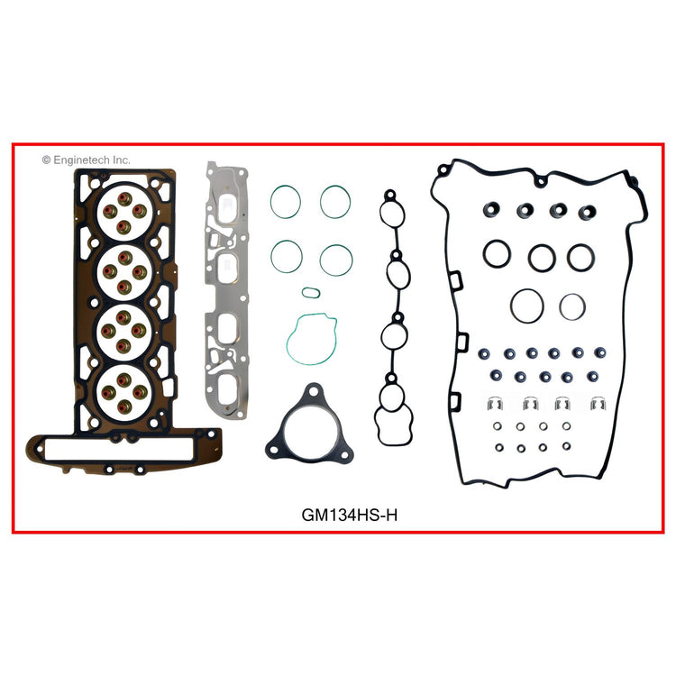 Enginetech GM134K-8 Engine Full Gasket Set for Chevrolet and GMC Cars and Trucks