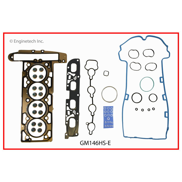 Enginetech GM146HS-EWB Engine Cylinder Head Gasket Set for GMC and Chevrolet Cars and Trucks